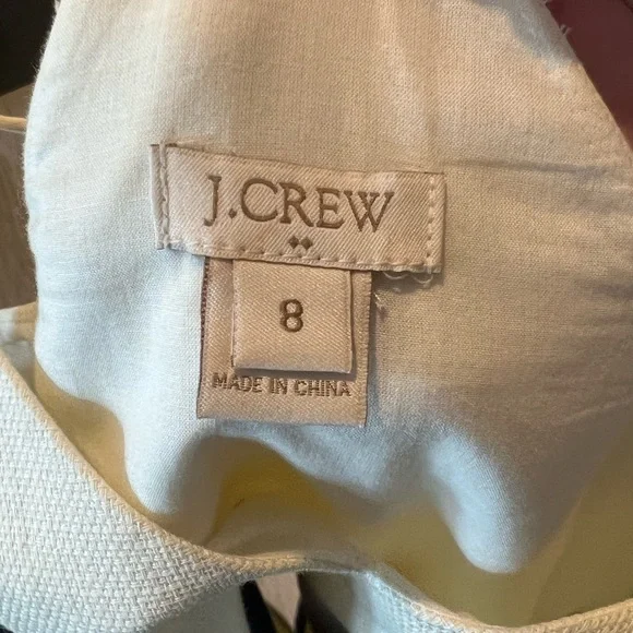 J Crew Swing Dress Cotton Linen - Picture 5 of 6